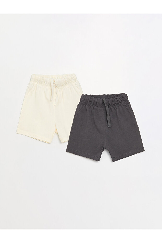 Basic 2-Piece Elastic Waist Shorts Set for Baby Boy