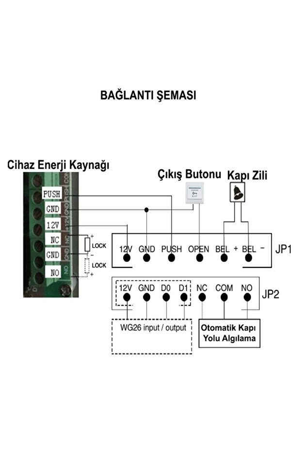 Rfıd Şifreli Kapı Kilidi - Kartlı Geçiş Kontrol Sistemi , 20 Adet - 2