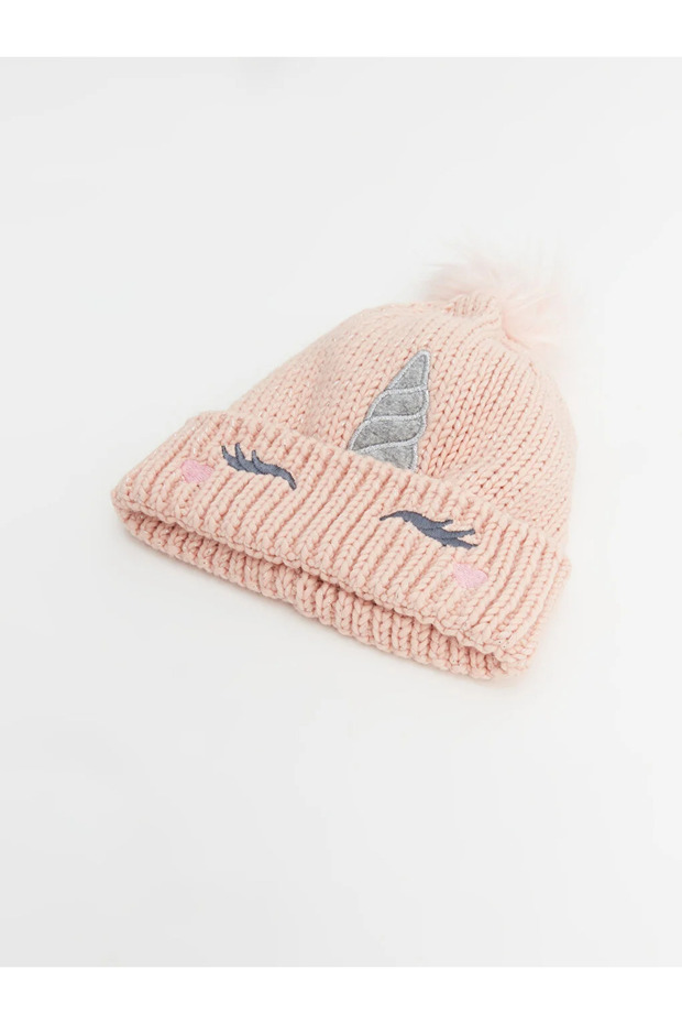 LCW ACCESSORIES Nakışlı Kız Çocuk Triko Bere - 2