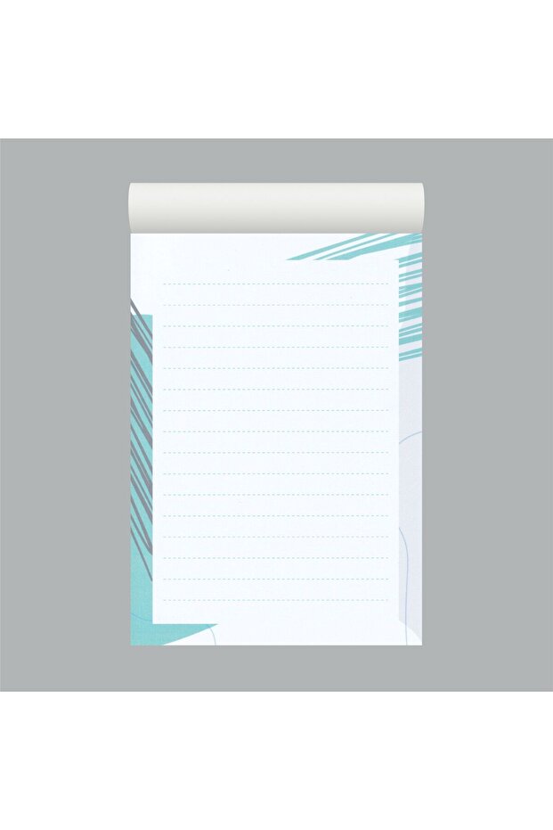 4 Pieces - A6 Size Top Glue Note - Glue Notepad - Patterned Notepad - Notepad - Notepad - 3