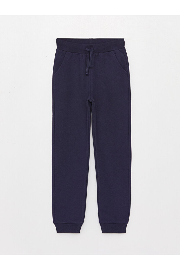 Beli Lastikli Basic Kız Çocuk Jogger Eşofman Altı - 1