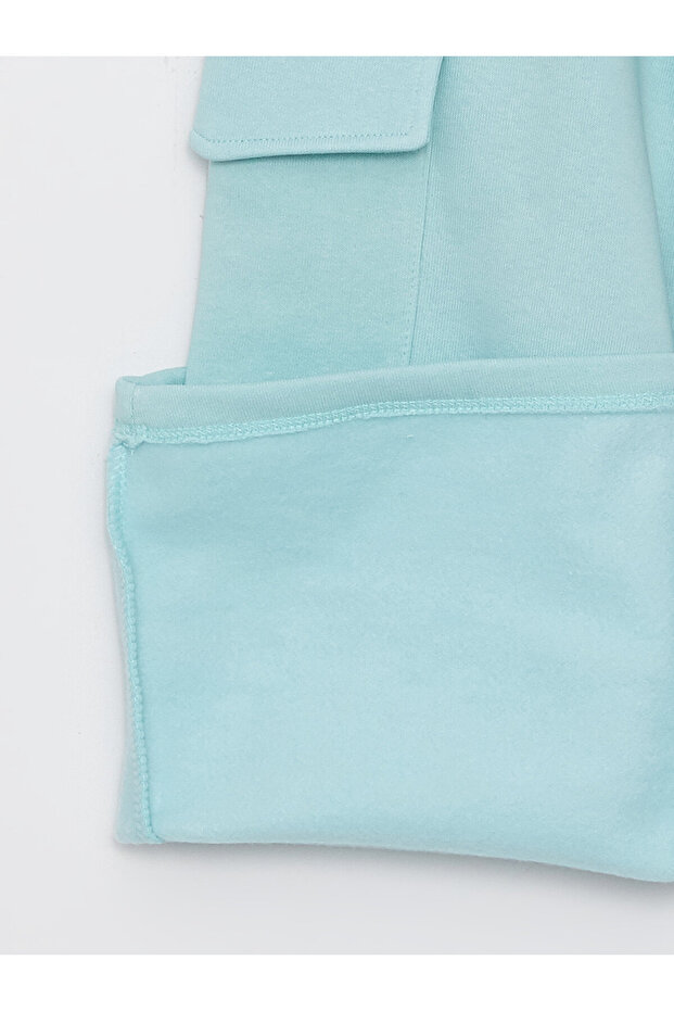 Beli Lastikli Basic Kız Çocuk Kargo Eşofman Altı - 3