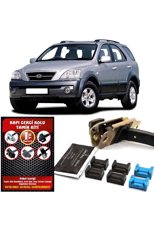 Kia Sorento Kapı Gergi Kolu (LİMİTÖR) Tamir Kiti (2 KAPI SET) 2002-2009 - 1