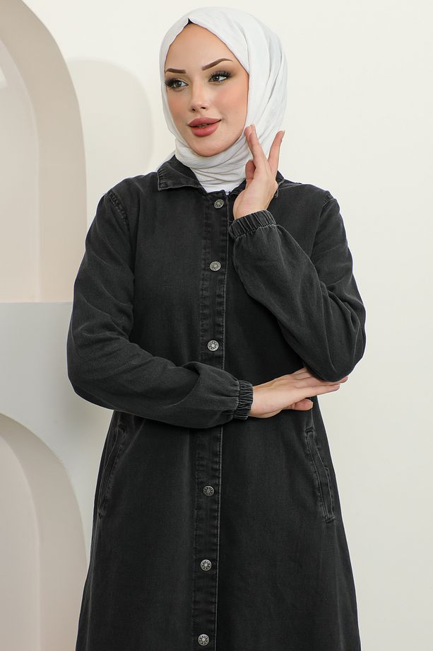 7809 Uzun Kot Kap Siyah - 2