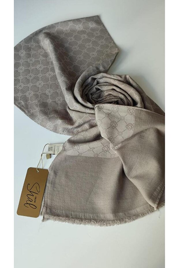 Çakıltaşı Elegance Monogram Şal - 4
