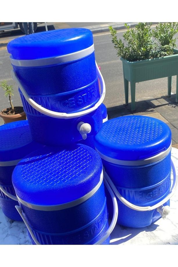 6Lt Soğuk Su Termos Mini Piknik Termos Ayran Su Kola Soğutma Kaliteli Hammadde İmalat - 1