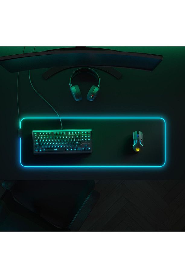 QcK Prism Cloth XL RGB Gaming Mousepad - 8