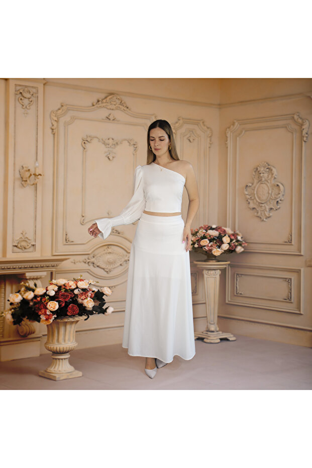 Likralı Dalgıç Nikah Elbisesi