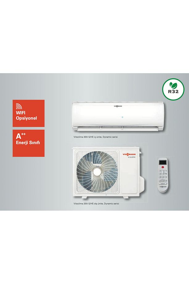 Vitoclima 200-S/HE WS2035MDH1 Dynamic A++ 12000 BTU Inverter Duvar Tipi Klima - 1