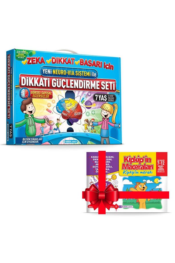 Adeda Dikkati Güçlendirme Seti Dgs 7 Yaş - Hikaye Kitabı Hediye - 1
