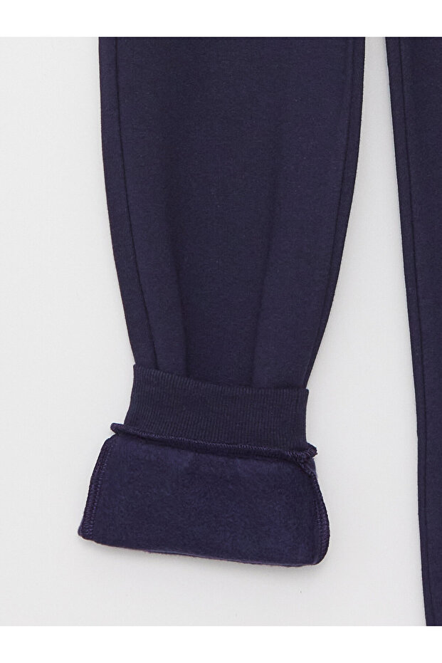 Beli Lastikli Basic Kız Çocuk Jogger Eşofman Altı - 3