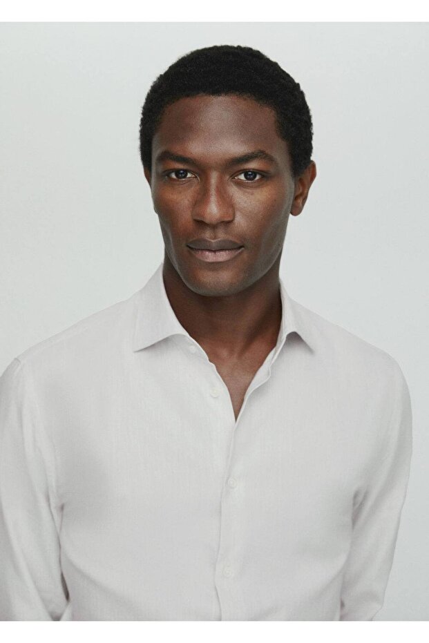 %100 pamuklu üste oturan gömlek - 6