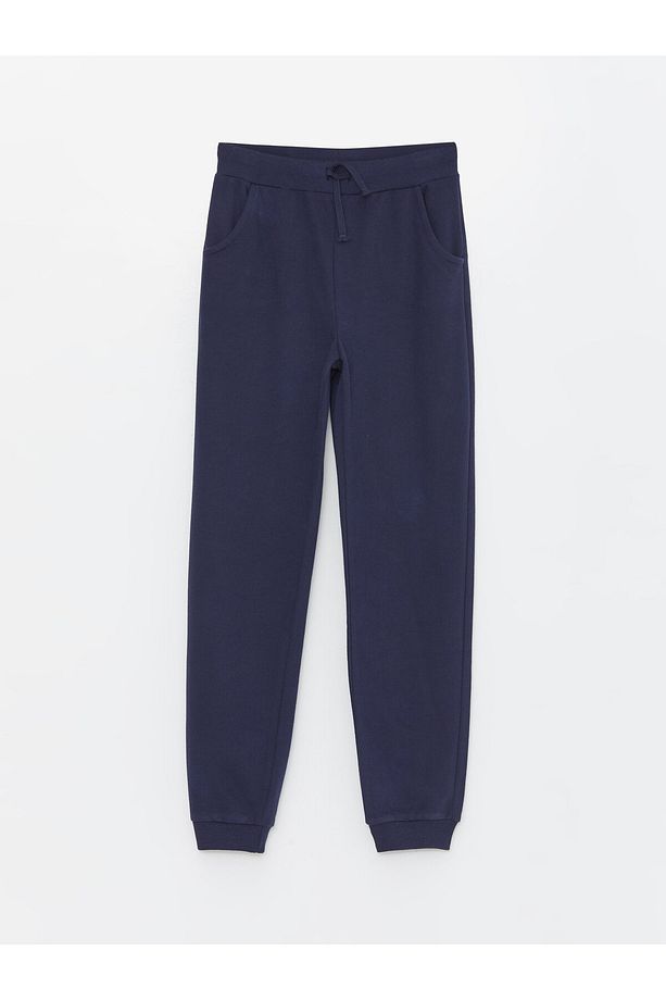 Beli Lastikli Basic Kız Çocuk Jogger Eşofman Altı - 1