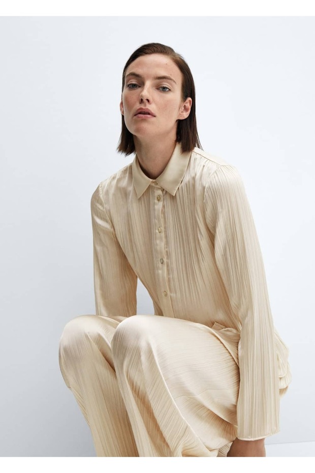 Pilili saten gömlek - 8