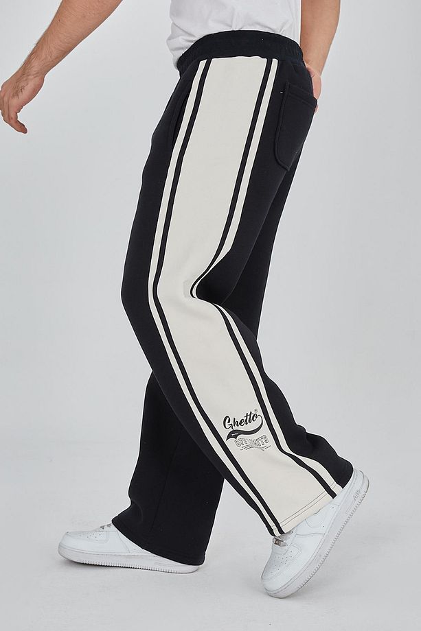 Groovy Lines Unisex Lacivert Eşofman Altı - 1