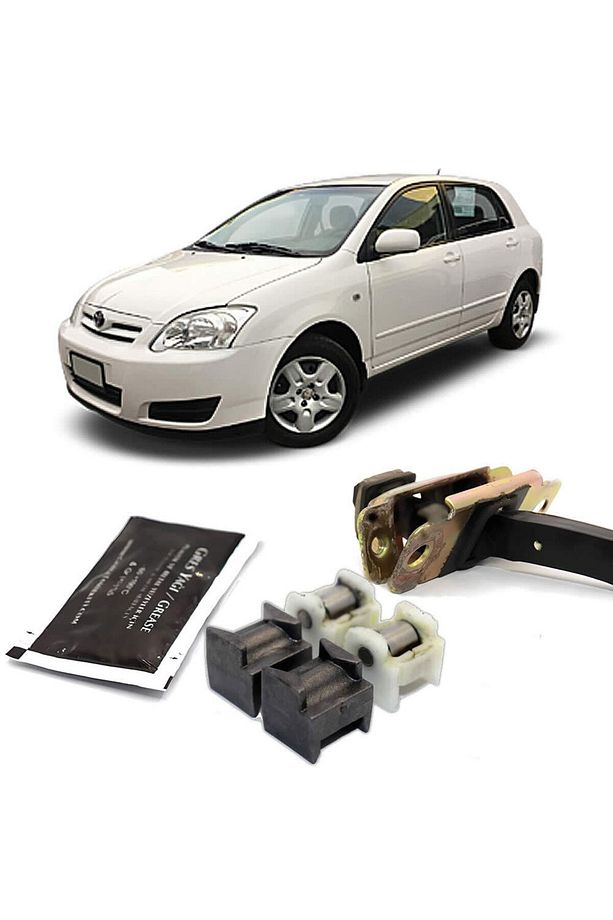 Toyota Corolla Hb E120 Uyumlu Kapı Gergi Kolu (limitör) Tamir Kiti (2 Kapı Set) 2001-2007 - 1