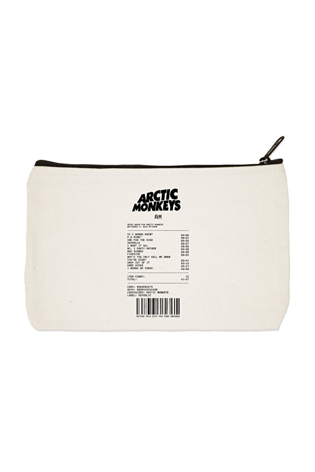 Arctic Monkeys Printed Tote Makeup Bag, Pen Holder, Handbag