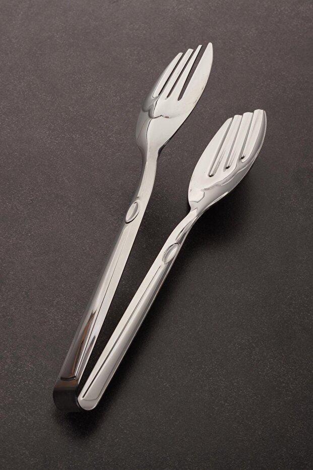 Çelik Servis Salata Maşası - 24 cm - 1