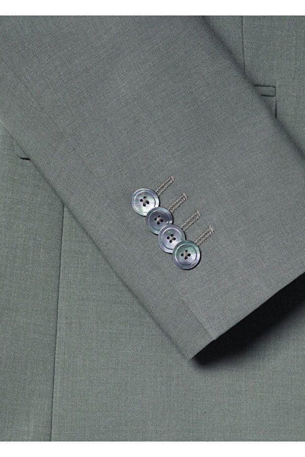 Woolen Slim Fit Blazer Jacket - 5