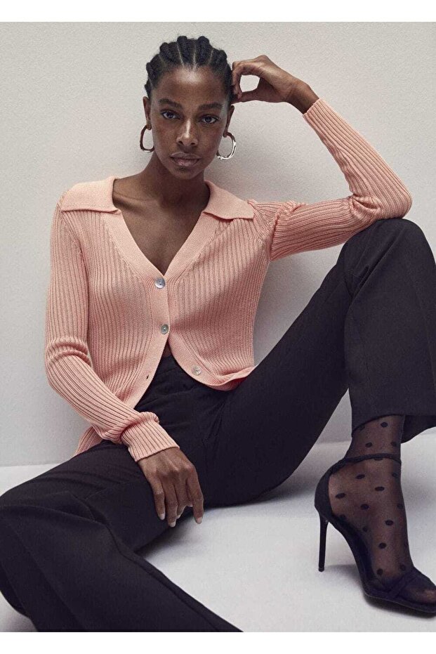 Polo Yakalı Hırka - 7