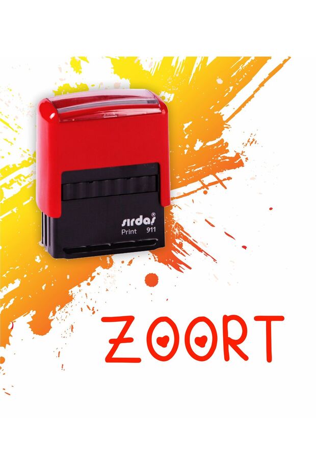 ZOORT تصميم خاص بختم أسود