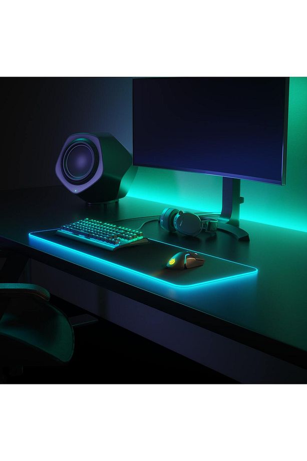 QcK Prism Cloth XL RGB Gaming Mousepad - 7
