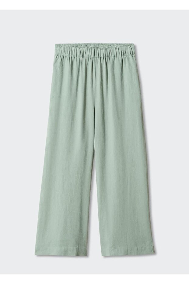 Keten Culotte Pantolon - 3