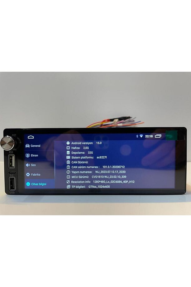 FTH-69 6.9" ANDROİD 15 OTO TEYP TEK DIN 2-32 GB CAR PLAY KAMERA HEDİYE - 8