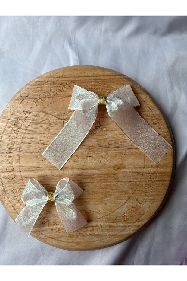 Mother daughter suit ribbon buckle set