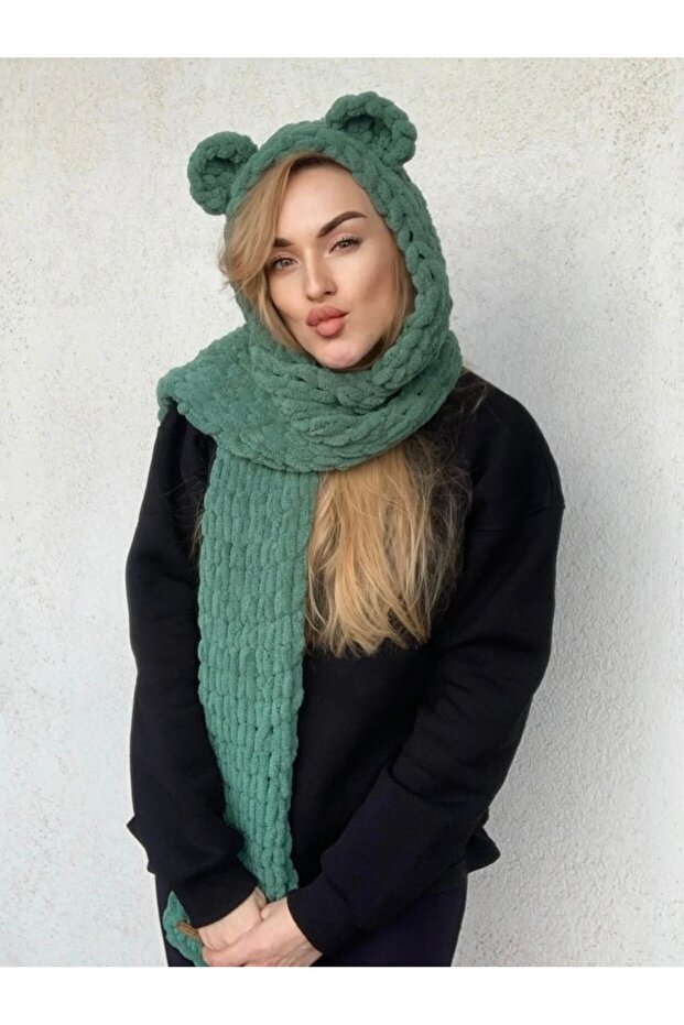 Pălărie umflată eșarfă - 7