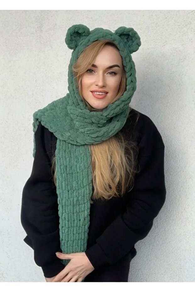 Pălărie umflată eșarfă - 4