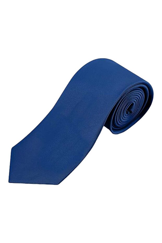 Men's Solid Color Satin Tie - 2