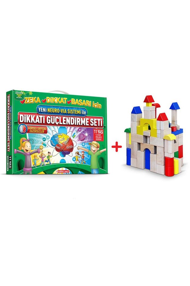 Adeda Attention Strengthening Set 11 Years Old + 10 Pieces of Wooden Material
