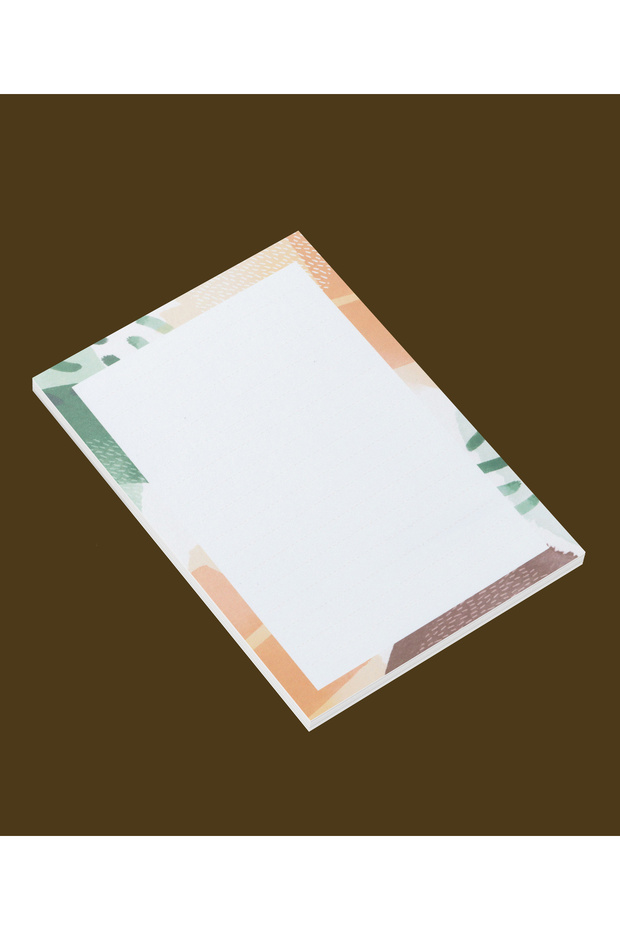 4 Pieces - A6 Size Top Glue Note - Glue Notepad - Patterned Notepad - Notepad - Notepad - 5