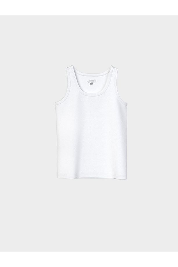 Bisiklet Yaka Basic Erkek Çocuk Atlet 2'li - 2