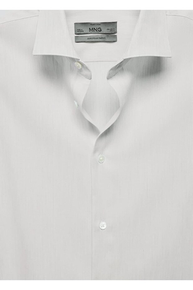 %100 pamuklu üste oturan gömlek - 5