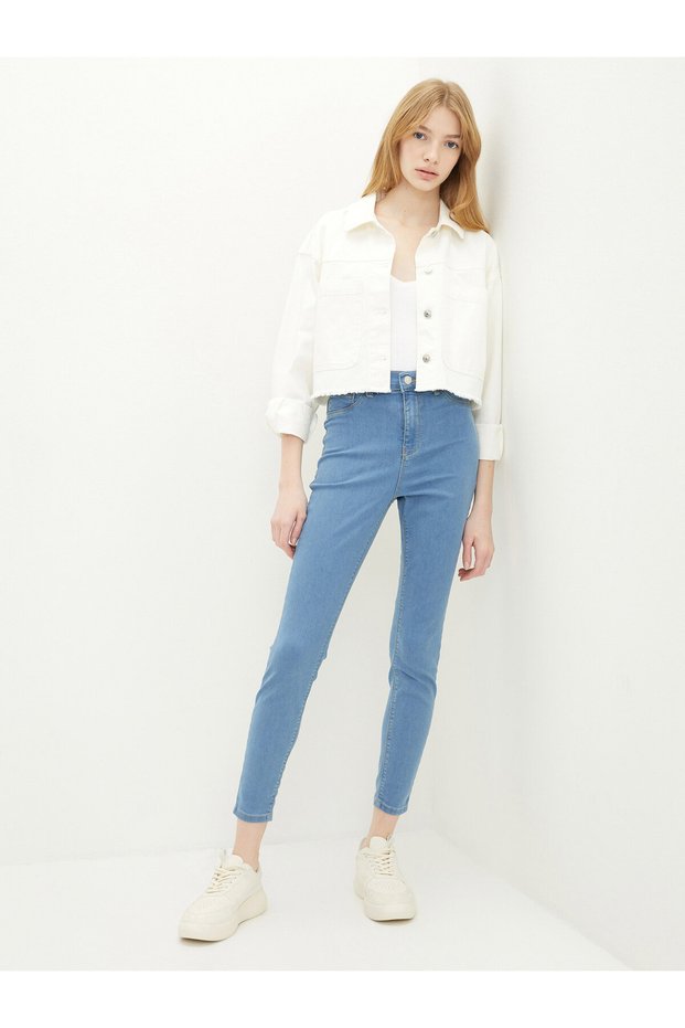 High Waist Super Skinny Fit Women's Jean Pants