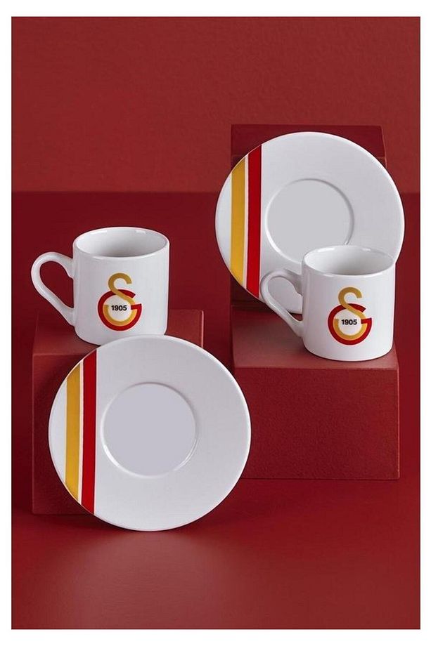 Dekomus Ile Lisanslı 2 Kişilik Kahve Ve Çay Fincan Takımı Seti - 5