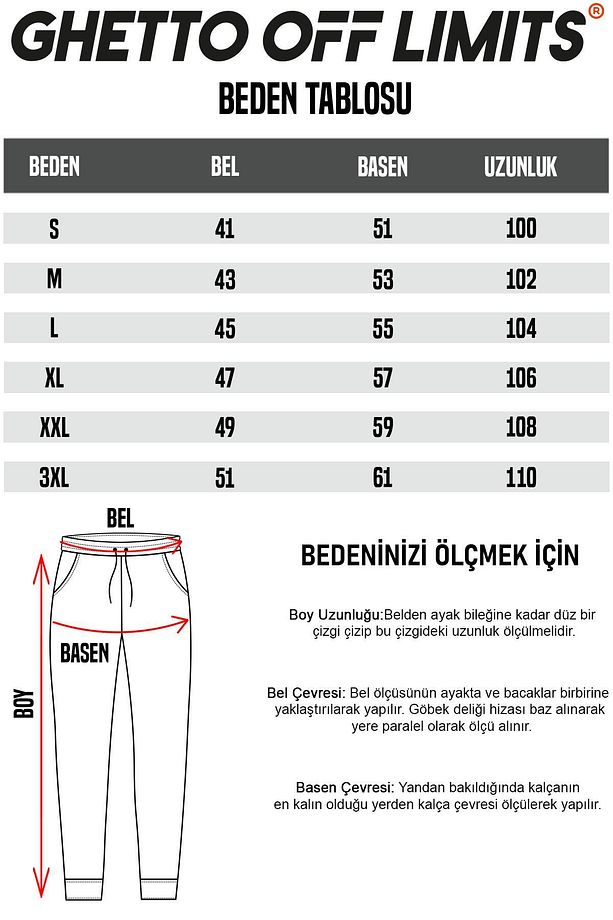 Groovy Lines Unisex Lacivert Eşofman Altı - 5