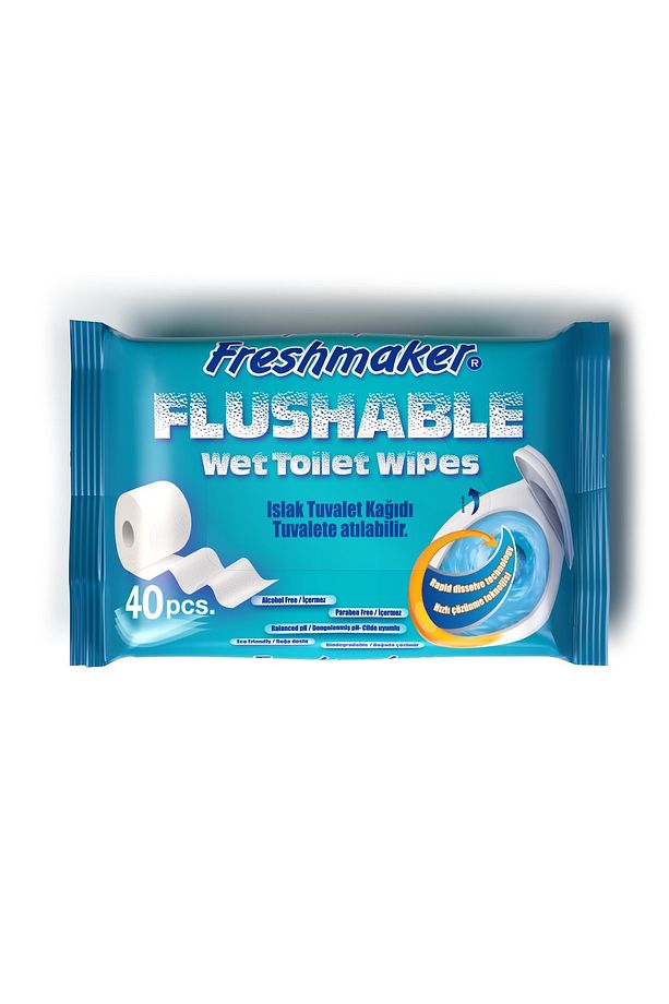 Flushable Tuvalete Atılabilir Tuvalet Kağıdı - 4