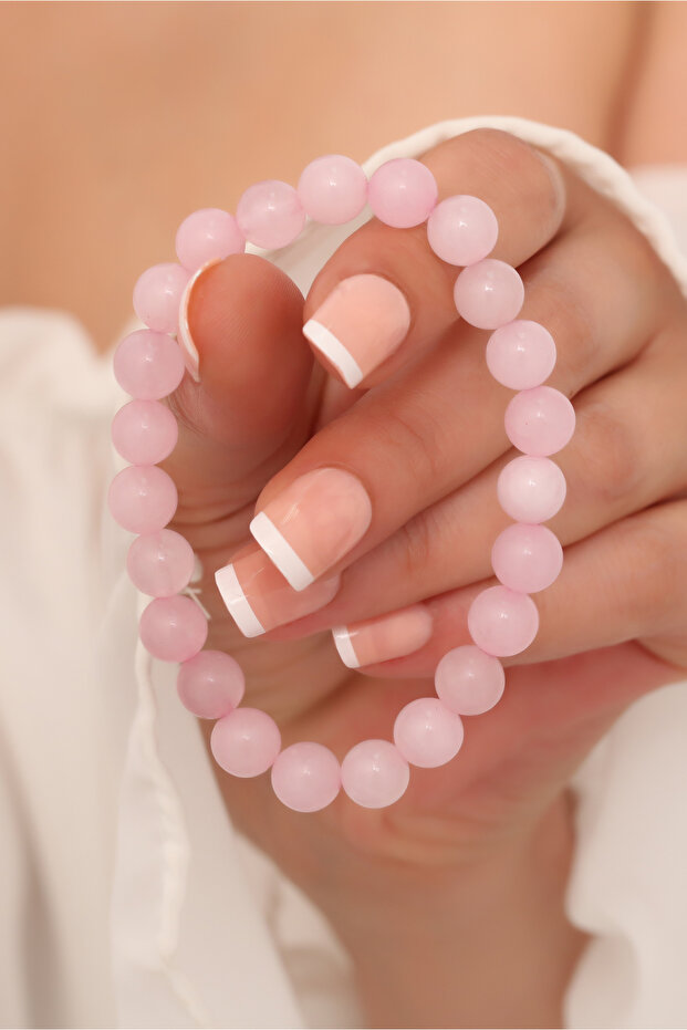 Quartz Stone Pink Bracelet