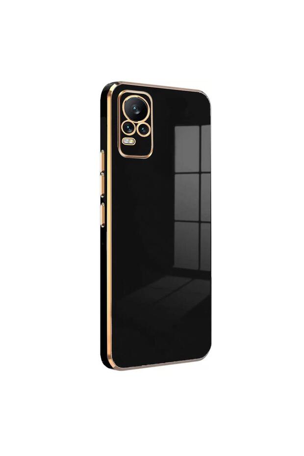 Vivo V21e Kılıf Olive Plated Siyah - 1