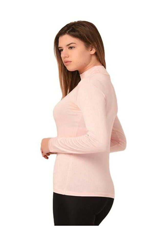Half Turtleneck Long Sleeve Combed Cotton Lycra Body