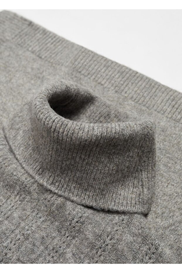 Boğazlı Triko Yelek - 4