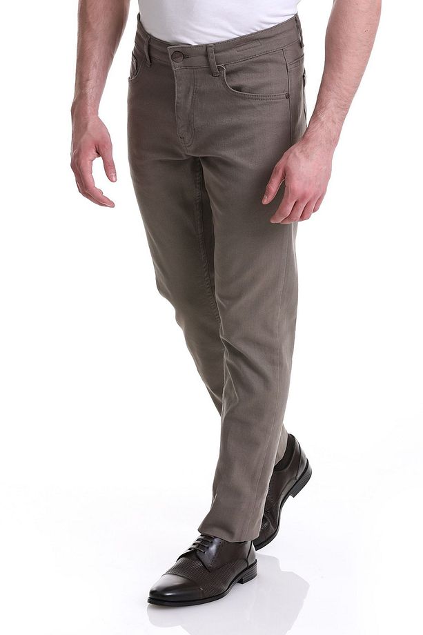 Vizon Regular Fit Düz 5 Cep Pamuklu Kot Pantolon - 2