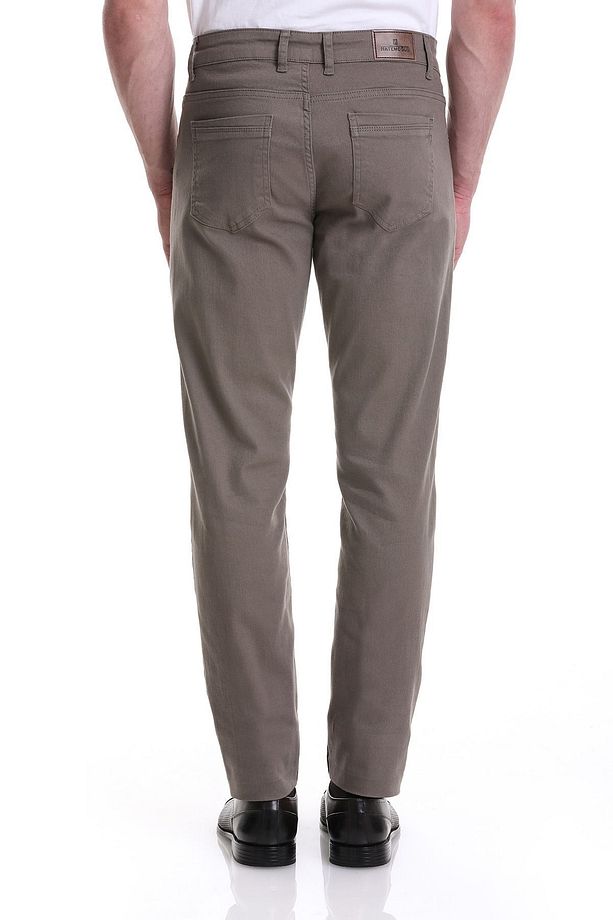 Vizon Regular Fit Düz 5 Cep Pamuklu Kot Pantolon - 4