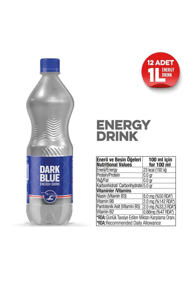 Enerji Içeceği, 1 Lt (12'li Paket, 12 Adet X 1 Lt) - 4