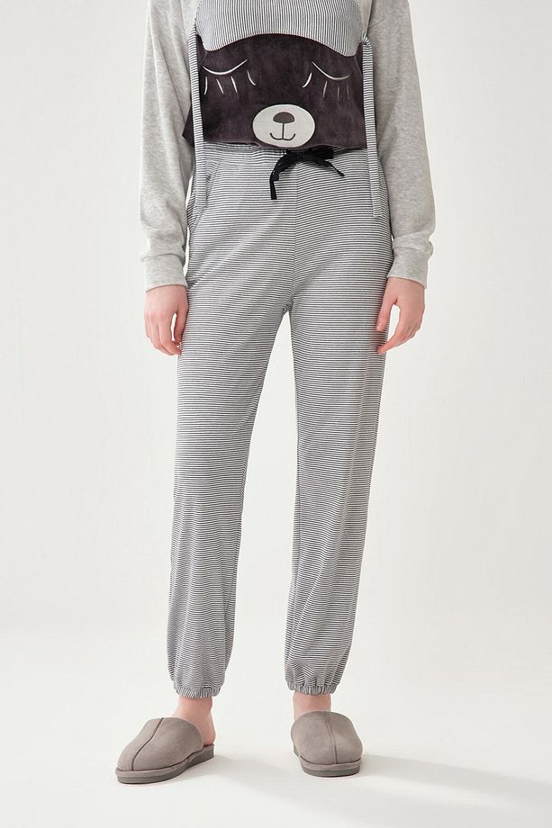 Lacivert Pijama Alt - 1