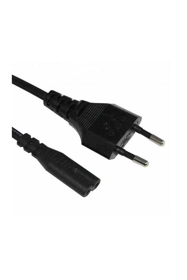 Teyp Fişi - Notebook Adaptör Işıldak Power Güç Kablosu 2 Pin - 3