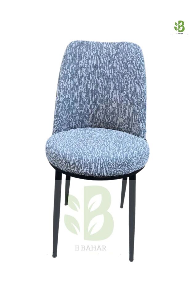 Oval Chair Cover Retro Chair Cover Elastic Jacquard Stick Pattern (Small Size) 1 Piece